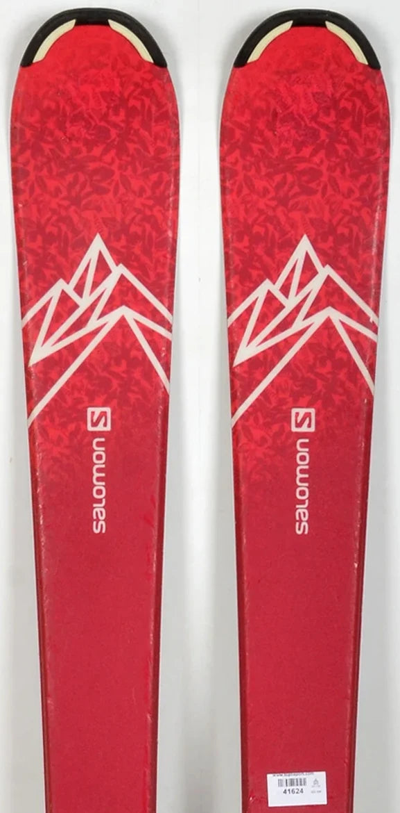 Salomon QST LUX JR red - skis d'occasion Junior