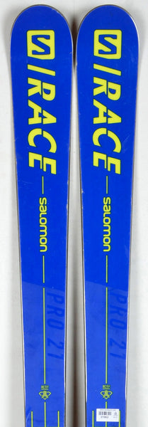 スキー S/RACE PRO JR GS 138 + JR RACETRAK Salomon S/RACE PRO GS JR blue - skis d'occasion Junior – Top