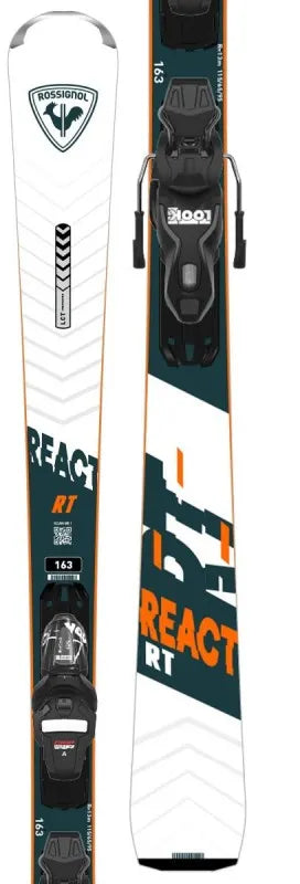 Pack neuf skis Rossignol REACT RT white + XPRESS 10 GW - neuf déstockage