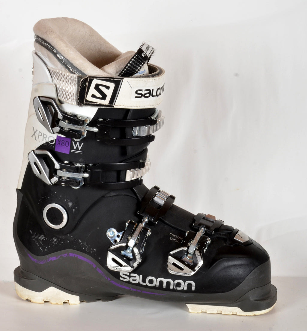 chaussure de ski salomon xpro 80 Salomon X PRO 80 W black / purple