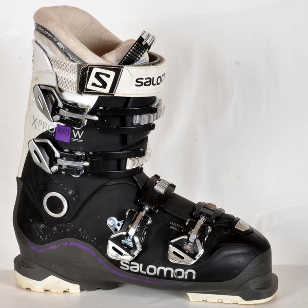Salomon X PRO 80 W black purple Chaussures de ski d occasion Femme