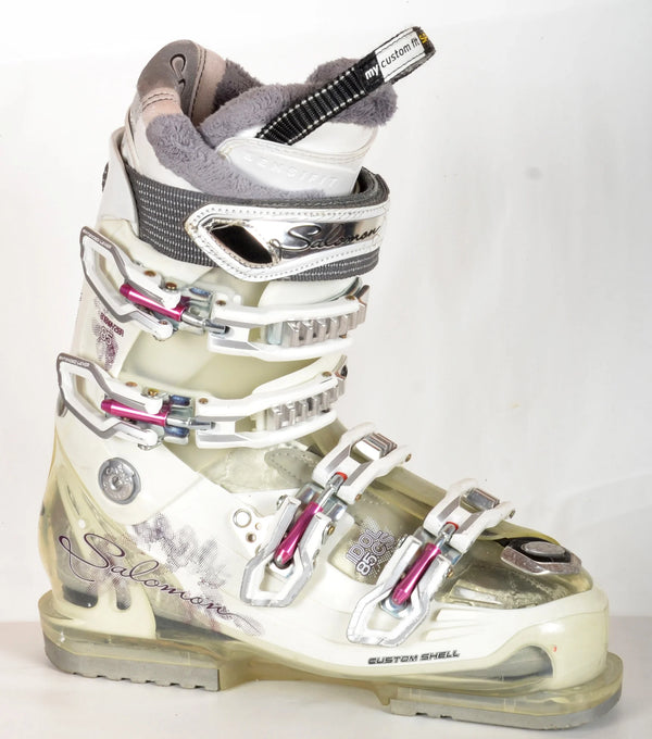 Salomon IDOL 85 CS white - Chaussures de ski d'occasion