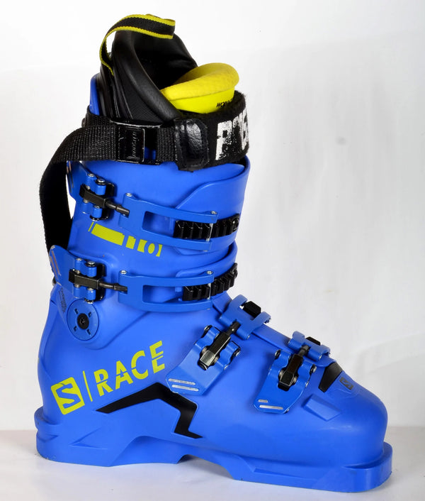 Salomon S/RACE 110 blue - chaussures de ski d'occasion Junior