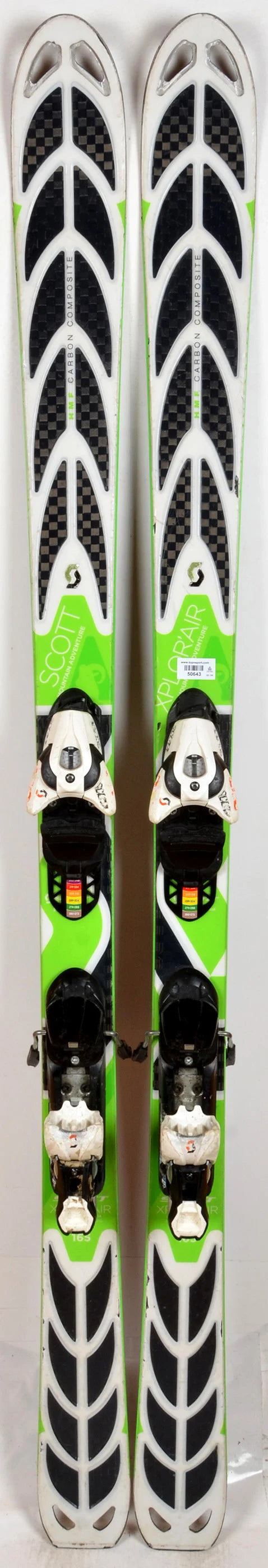 Scott XPLOR'AIR white - skis d'occasion