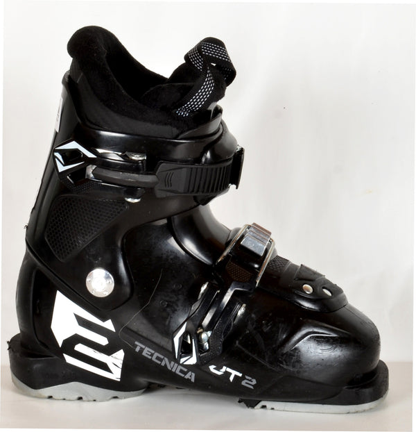 Tecnica JT2 black / white - Chaussures de ski d'occasion Junior