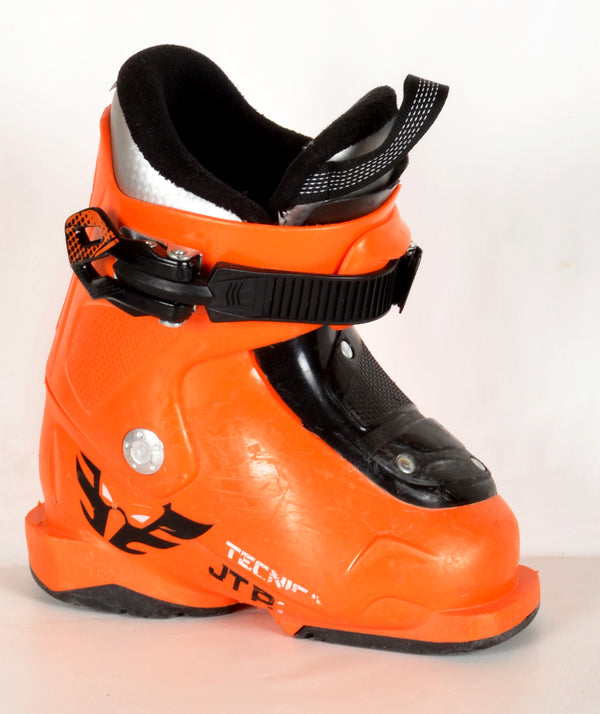 Tecnica JT R 1 Orange - Chaussures de ski d'occasion Junior