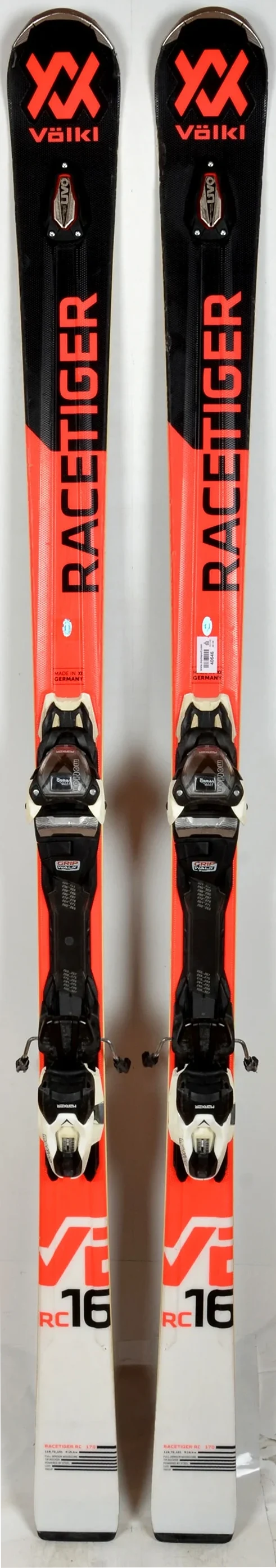 Völkl RACETIGER RC black / red - skis d'occasion