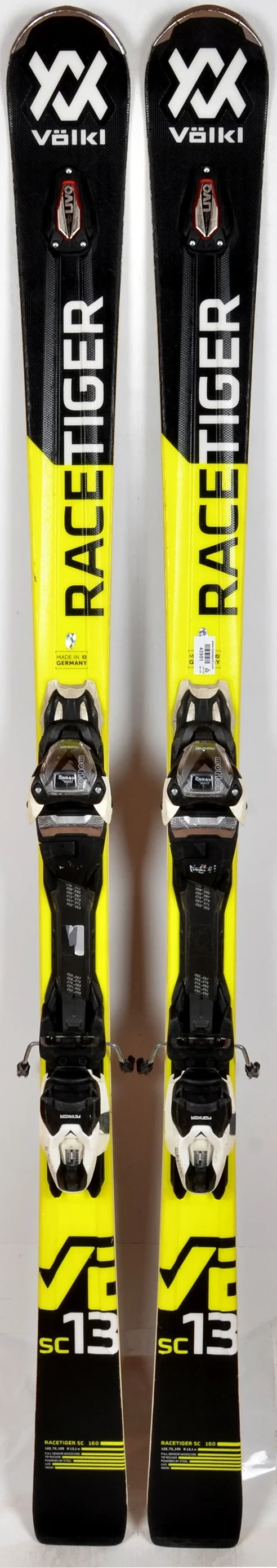Völkl RACETIGER SC black / yellow - skis d'occasion