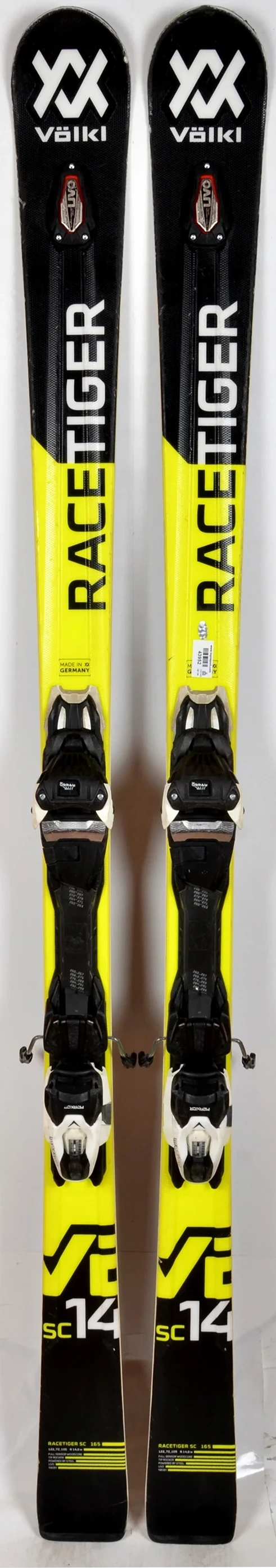 Völkl RACETIGER SC black / yellow - skis d'occasion