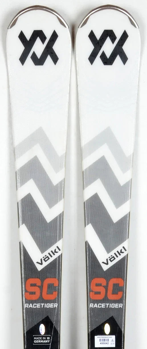 Völkl RACETIGER SC white + Marker Vmotion 12 GW - TEST 2025 - skis d'occasion