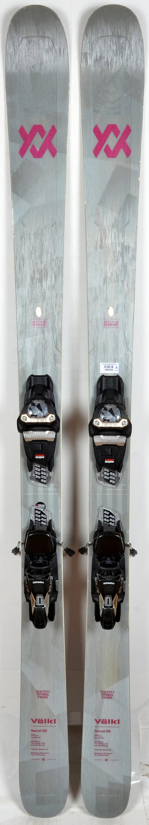 Völkl SECRET 88 + Marker Squire 11 GW - TEST 2025 - skis d'occasion Femme
