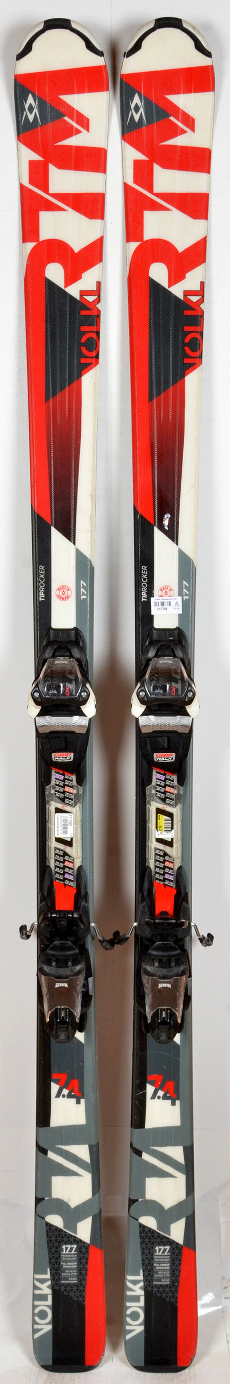 Völkl RTM 7.4 white / red - skis d'occasion