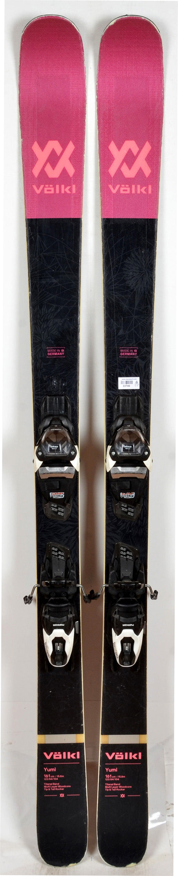 Völkl YUMI black / pink - skis d'occasion Femme