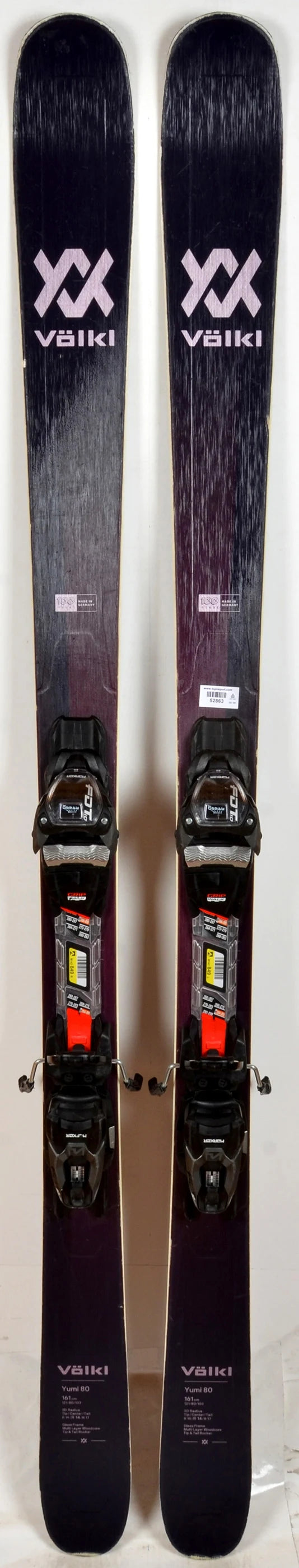 Völkl YUMI 80 - skis d'occasion Femme