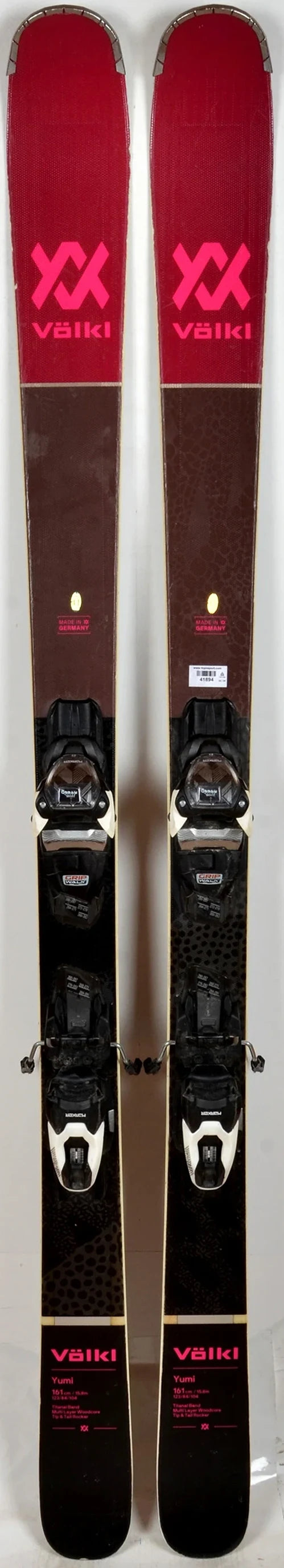 Völkl YUMI brown / pink - skis d'occasion Femme