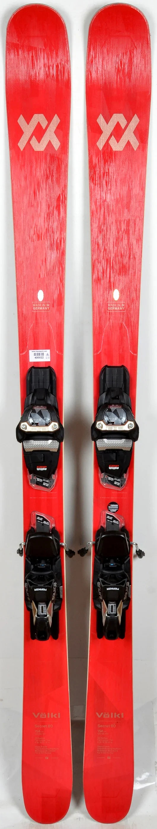 Völkl SECRET 80 + Marker Squire 11 GW - TEST 2025 - skis d'occasion Femme