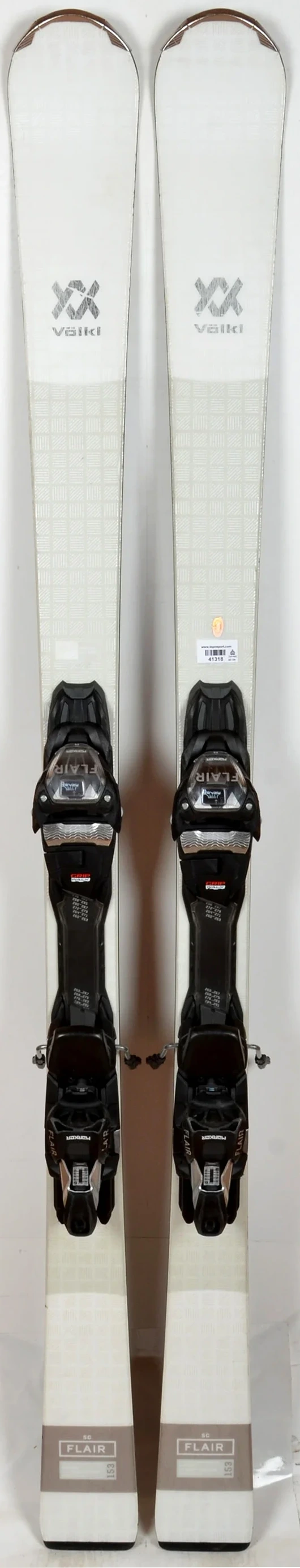 Völkl FLAIR SC full white - skis d'occasion Femme