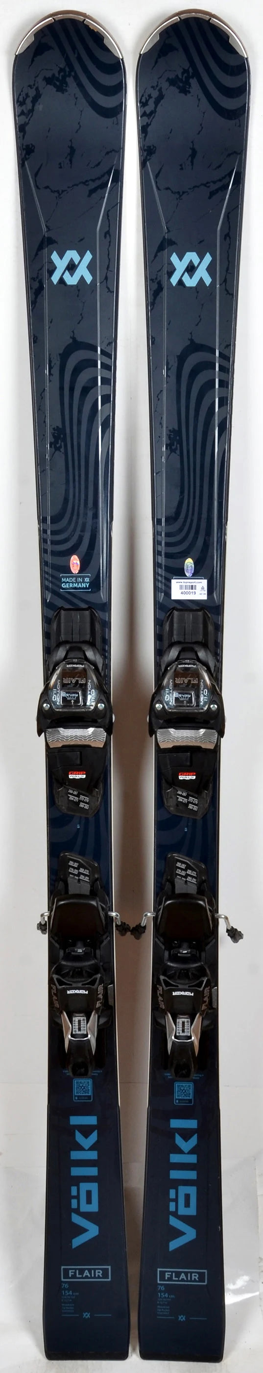 Völkl FLAIR 76 + Fix Marker Vmotion 10 - TEST 2025 - skis d'occasion Femme