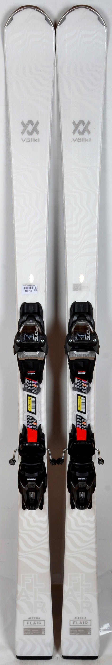 Pack neuf skis Völkl FLAIR ALESSIA white + FDT TP 10 GW - neuf déstockage