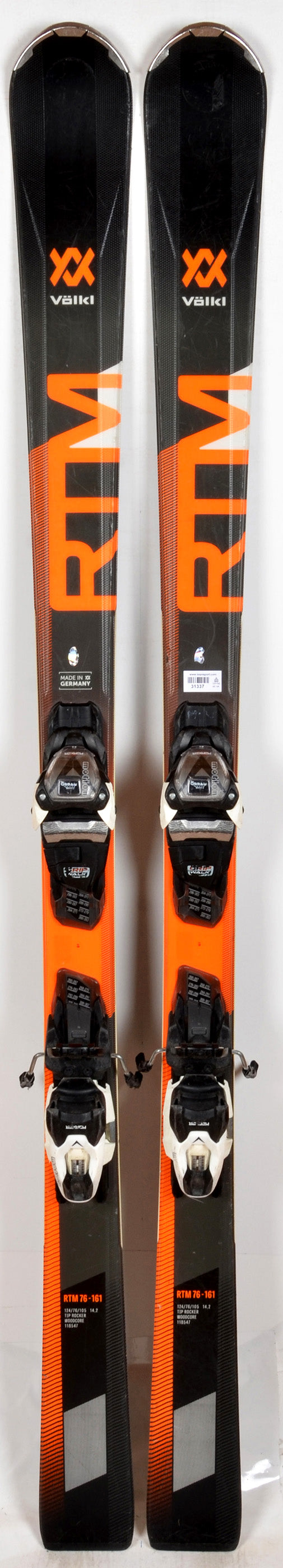 Völkl RTM 76 grey / orange - skis d'occasion