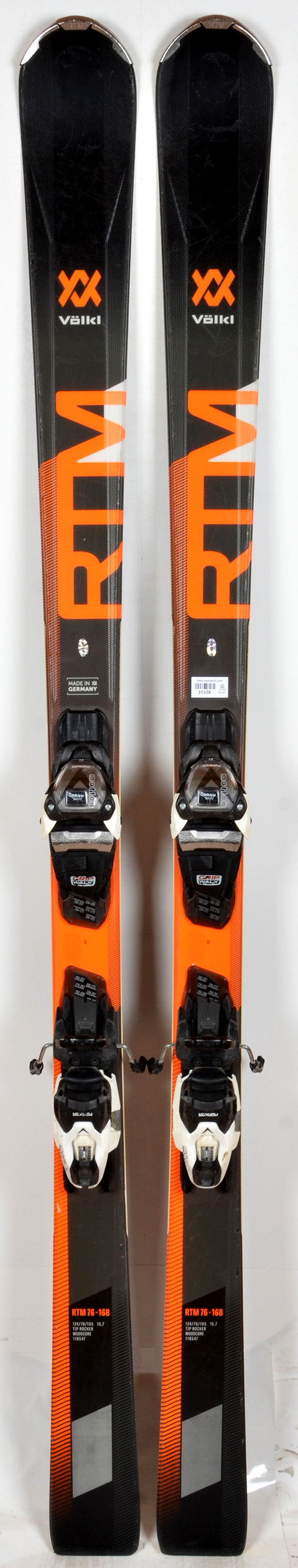Völkl RTM 76 grey / orange - skis d'occasion