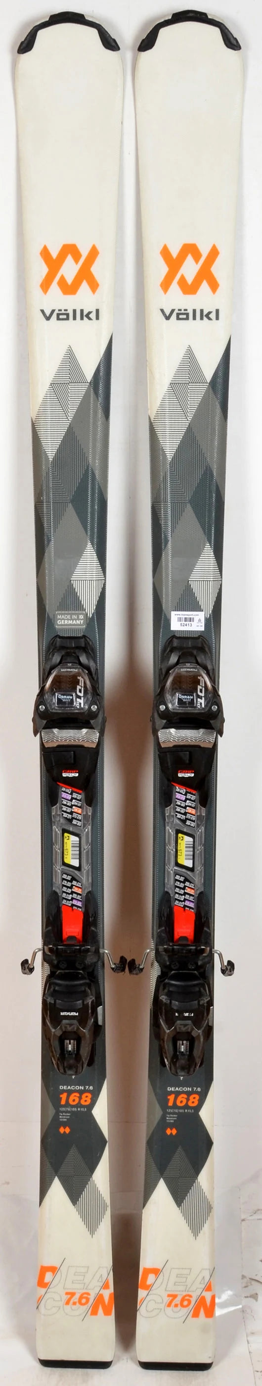 Völkl DEACON 7.6 white - skis d'occasion