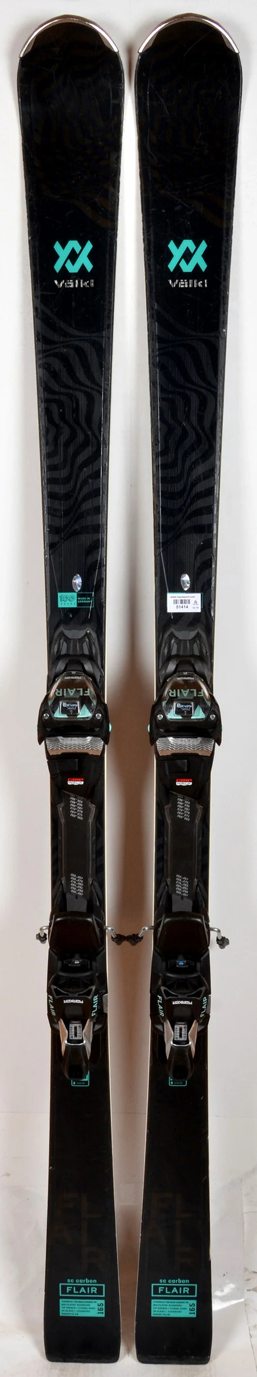 Völkl FLAIR SC CARBON black - skis d'occasion Femme