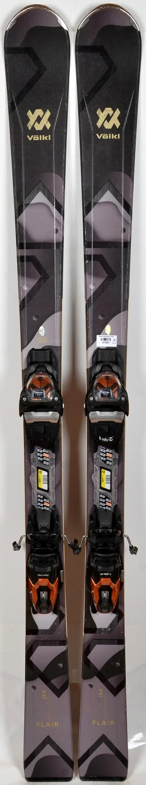 Völkl FLAIR 76 grey / black - skis d'occasion Femme