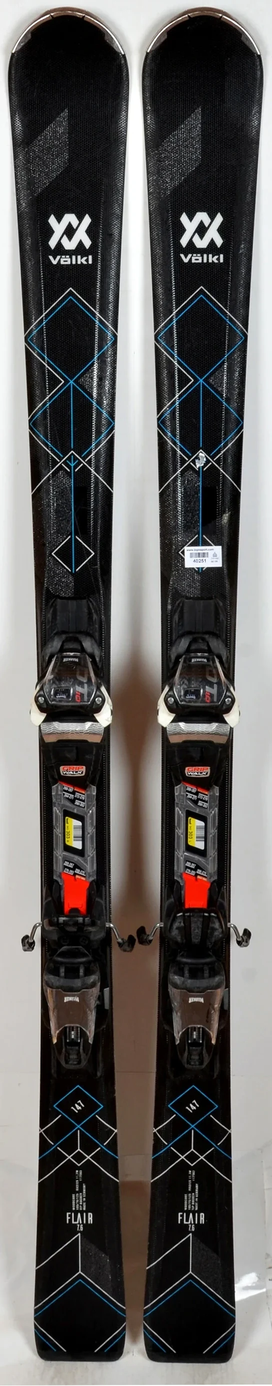Völkl FLAIR 76 black / blue - skis d'occasion Femme