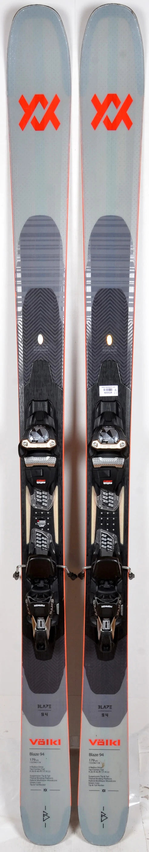 Völkl BLAZE 94 + Marker Squire 11 GW - TEST 2025 - skis d'occasion