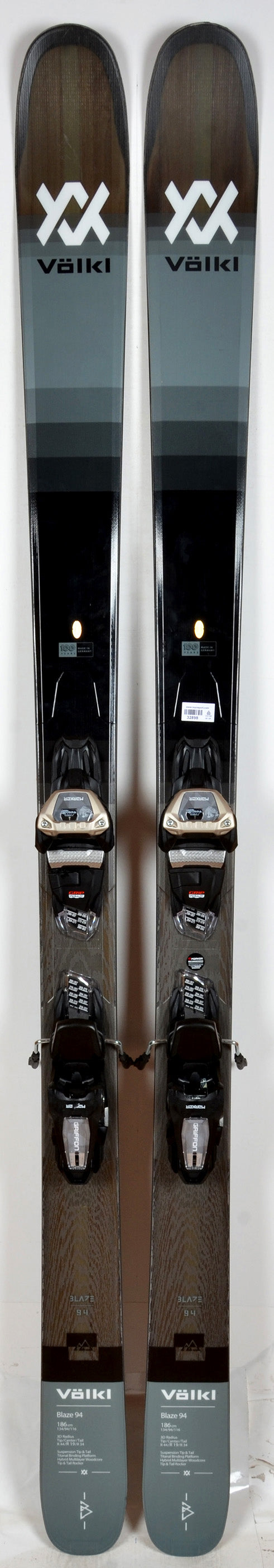 Pack neuf skis Völkl BLAZE 94 + Marker Griffon 13 GW - neuf déstockage