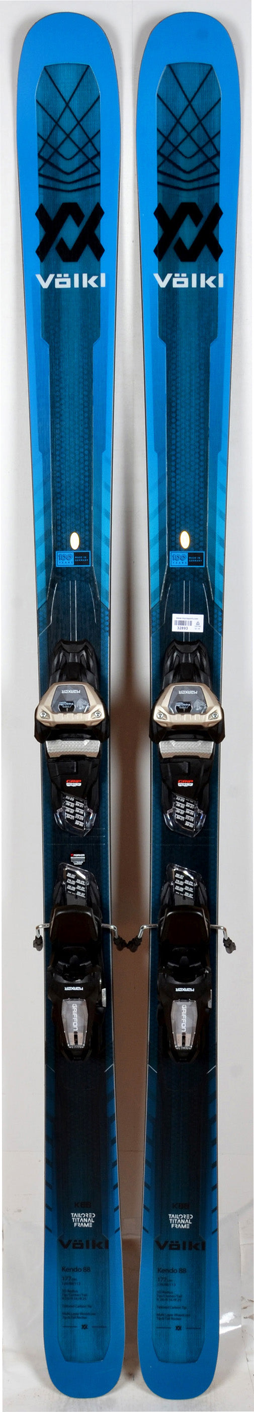 Pack neuf skis Völkl KENDO 88 + Marker Griffon 13 GW - neuf déstockage