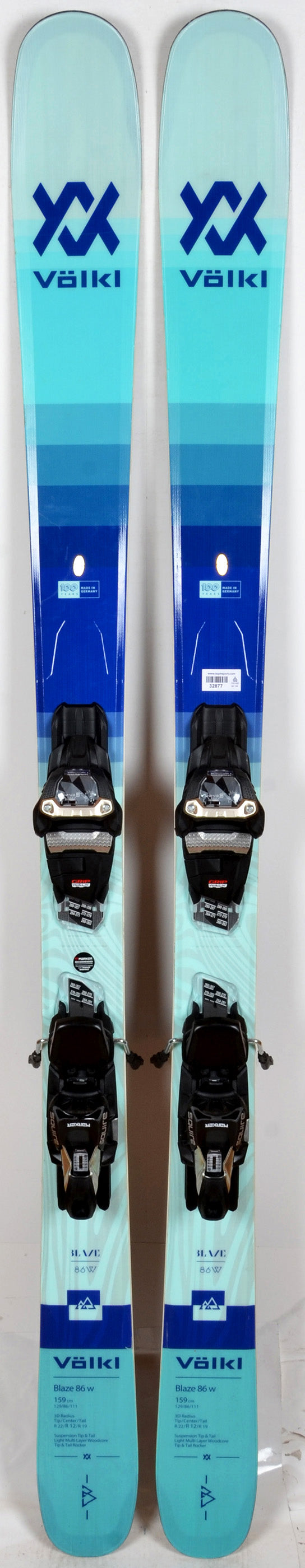 Völkl BLAZE 86 W + Marker Squire 11 GW - TEST 2024 - skis d'occasion Femme