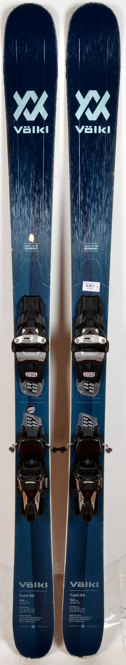 Völkl YUMI 84 - skis d'occasion Femme