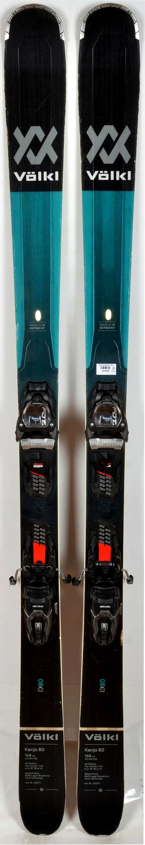 Völkl KANJO 80 blue - skis d'occasion