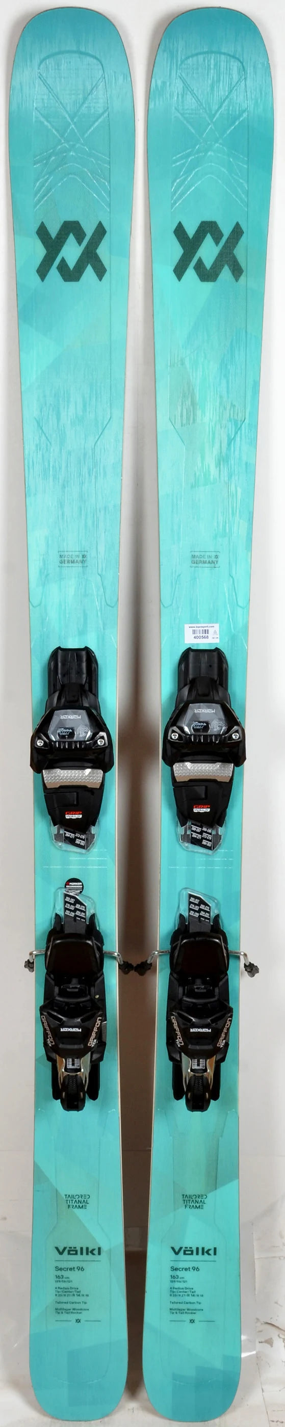 Völkl SECRET 96 + MARKER Griffon 13 GW - TEST 2025 - skis d'occasion Femme