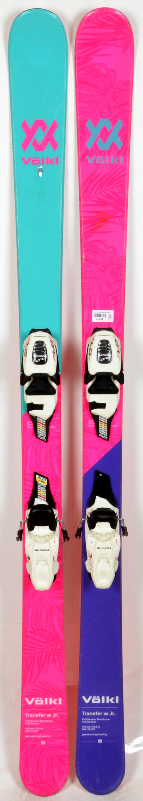 Völkl TRANSFER W - skis d'occasion Junior