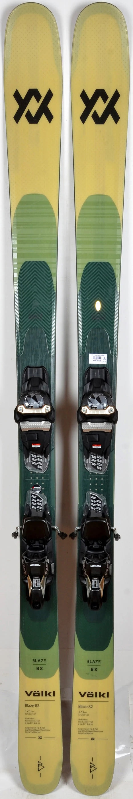 Völkl BLAZE 82 + MARKER SQUIRE 11 GW - TEST 2025 - skis d'occasion