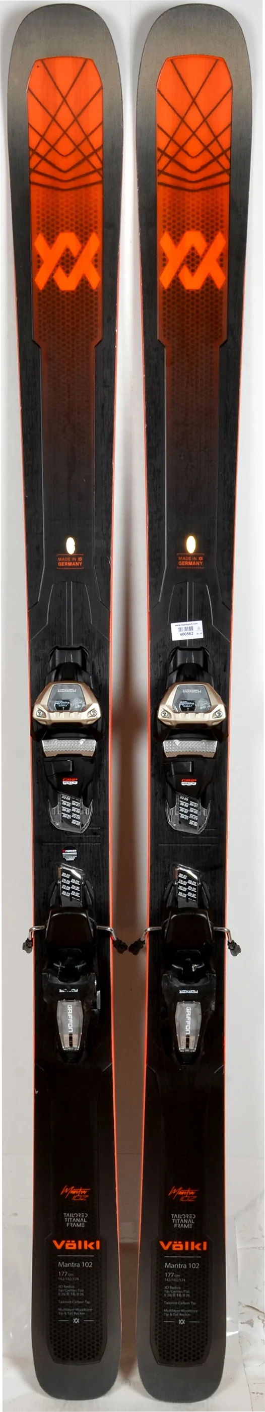 Völkl MANTRA 102 + Griffon 13 GW - TEST 2025 - skis d'occasion