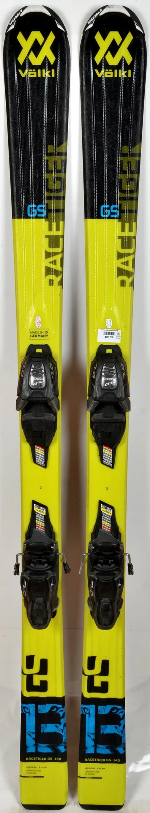 Völkl RACETIGER GS JR yellow / black - skis d'occasion Junior