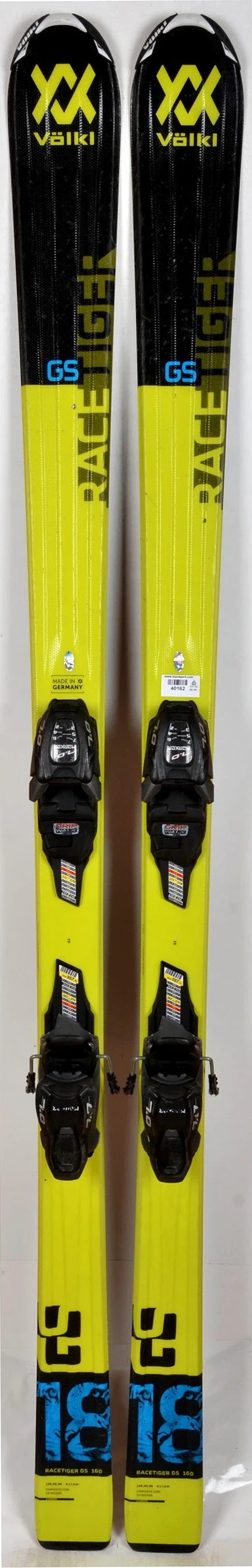 Völkl RACETIGER GS JR yellow / black - skis d'occasion Junior