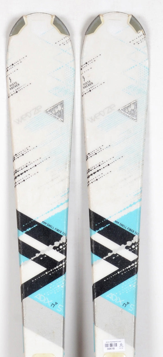 Wedze ADIX 5 white - skis d'occasion Femme