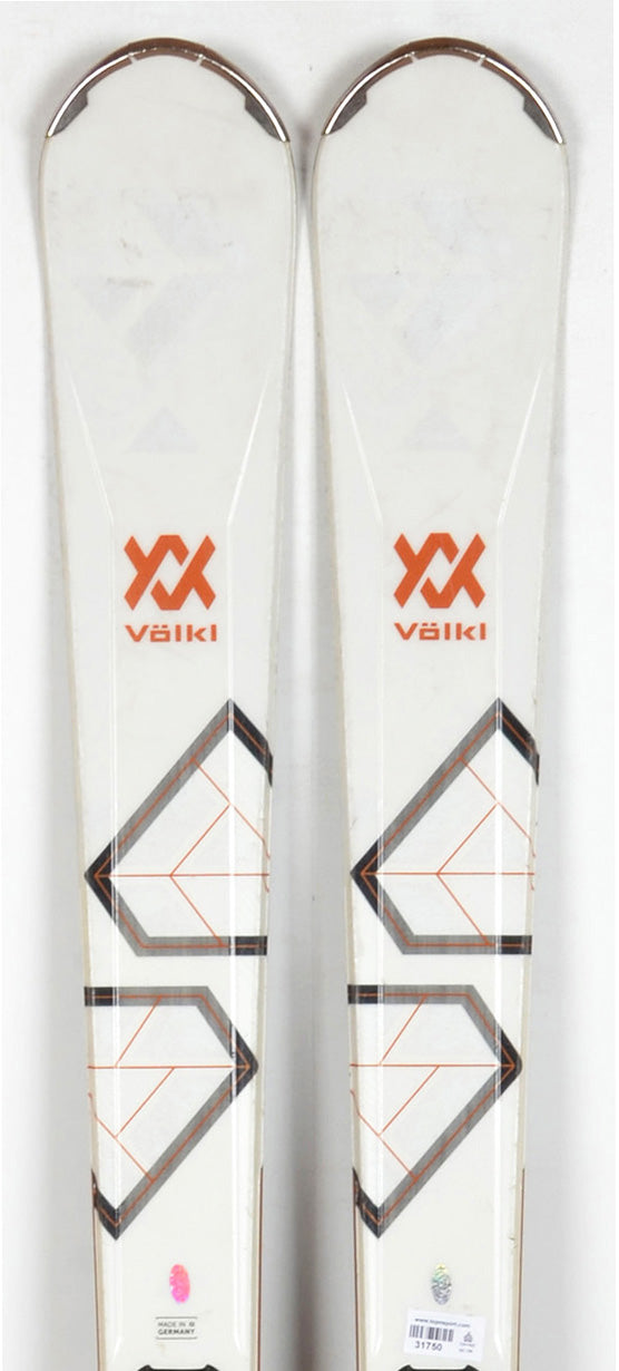 Völkl FLAIR 76 white / brown - skis d'occasion Femme