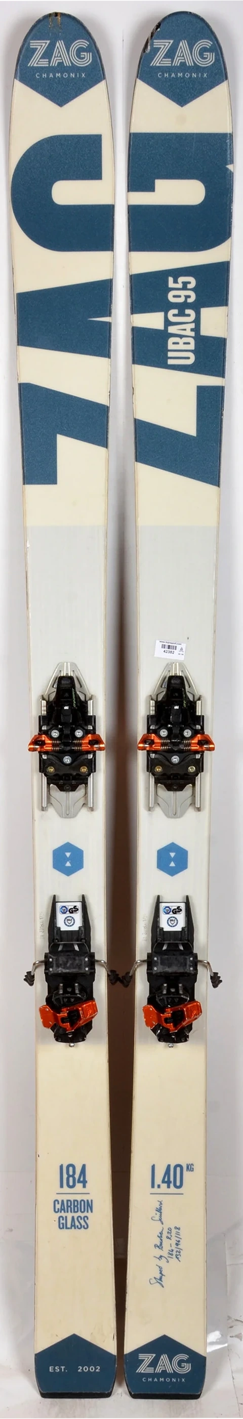 ZAG UBAC 95 + Dynafit ST 10 + peaux - skis d'occasion