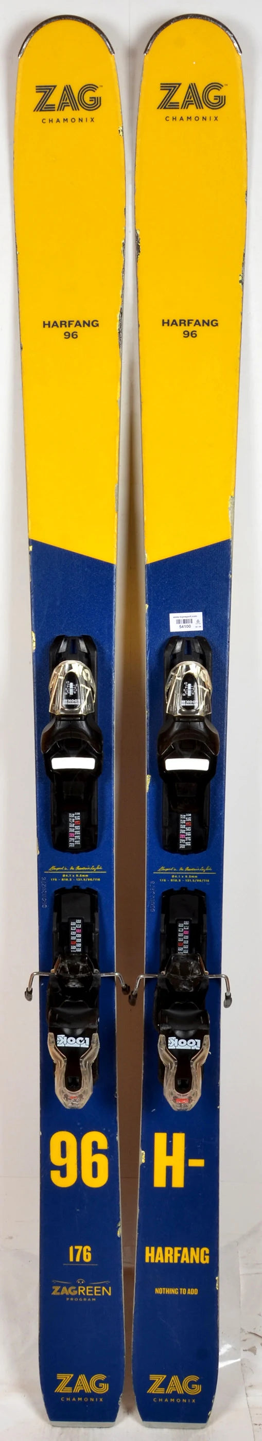 ZAG HARFANG 96 - skis d'occasion