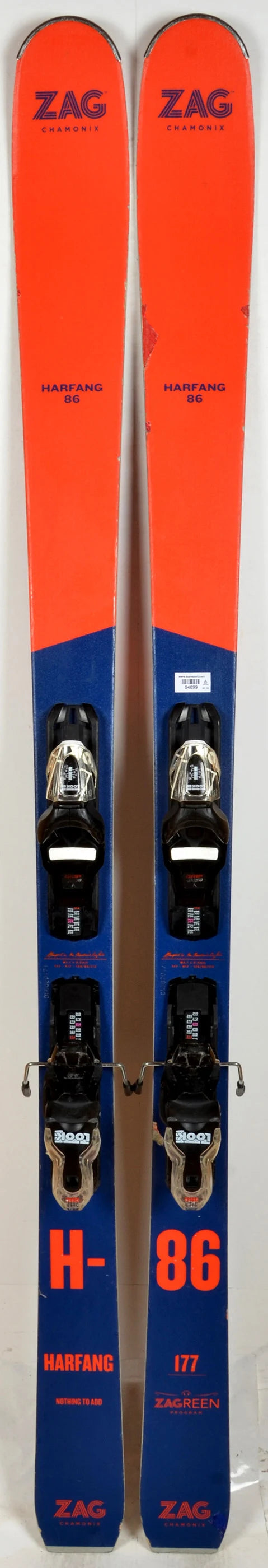 ZAG HARFANG 86 - skis d'occasion