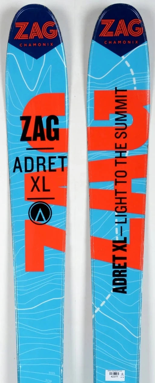 ZAG ADRET XL + Fixations DIAMIR + peaux  - skis d'occasion