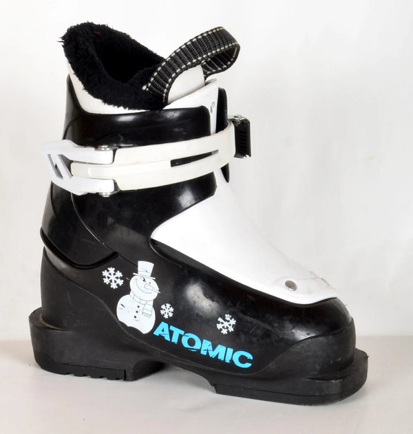 Atomic JR 1 black - chaussures de ski d'occasion Junior
