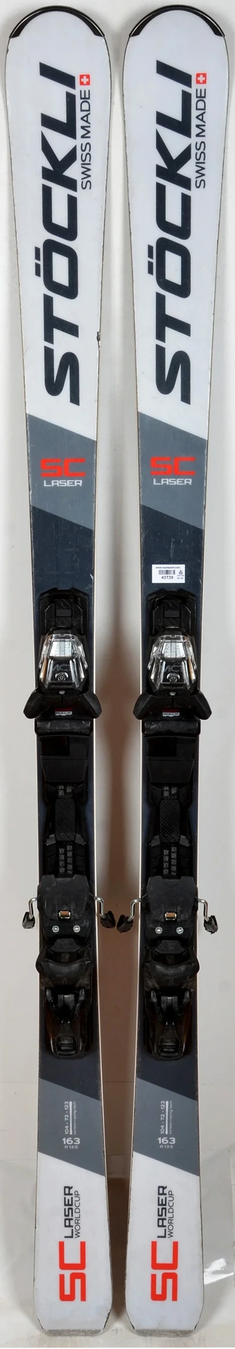 Stöckli LASER SC white / grey - skis d'occasion