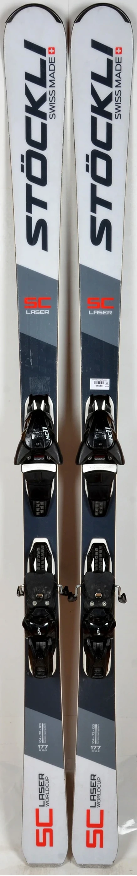 Stöckli LASER SC white / grey - skis d'occasion